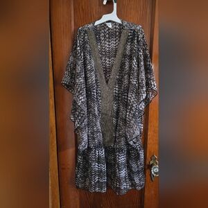 Badgley Mischka Beaded Cover-Up Size L